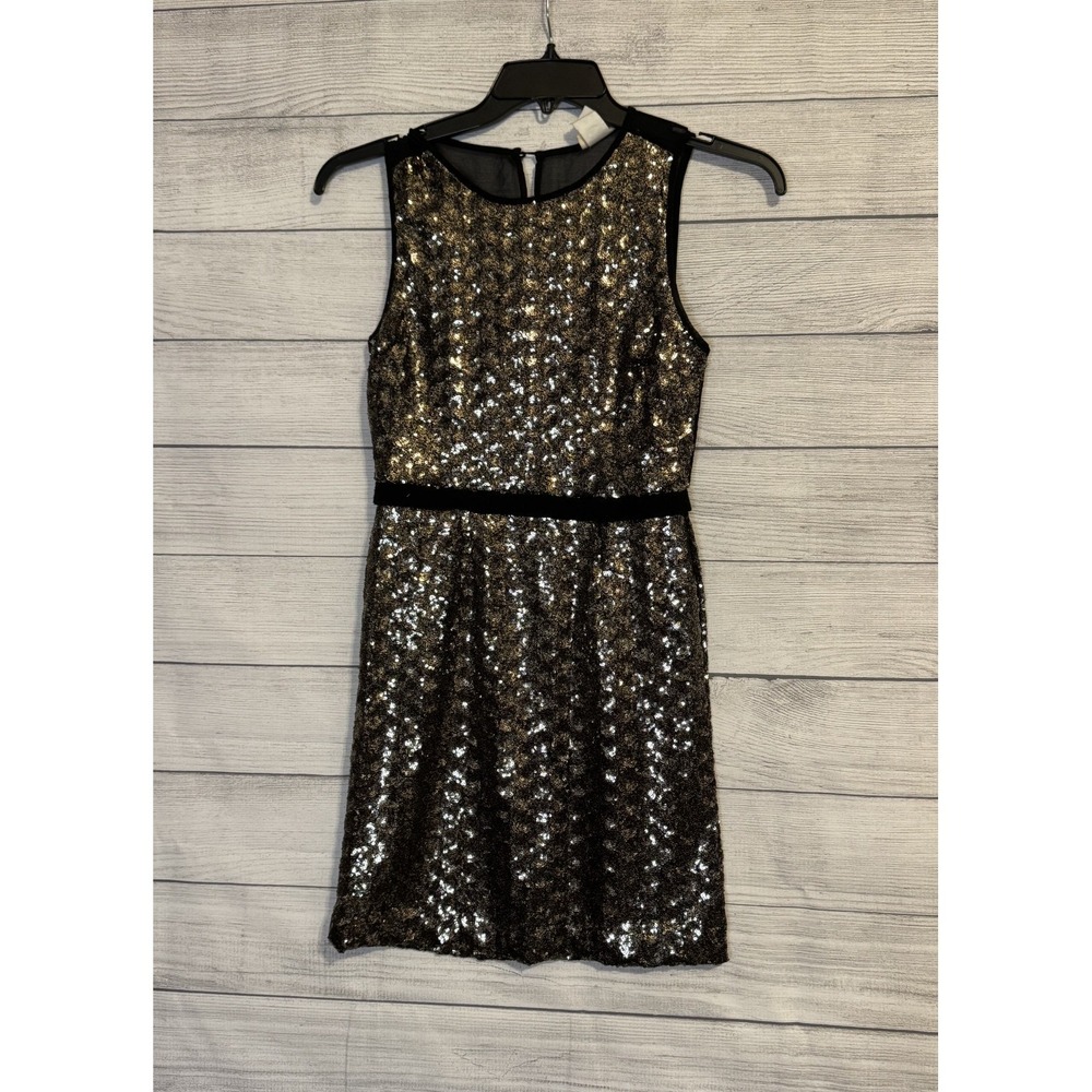 Women's/Juniors Black & Gold Sequin Cocktail Dress – One Clothing – Size XS - Picture 2 of 15
